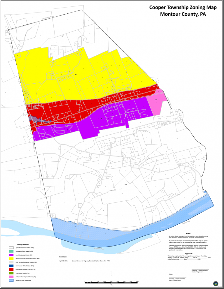 Milton township zoning map - monitorllka